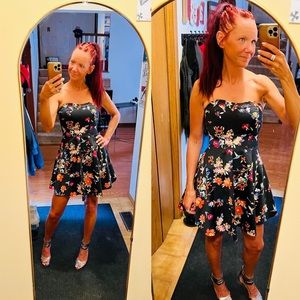 Summer FUN floral babydoll dress!